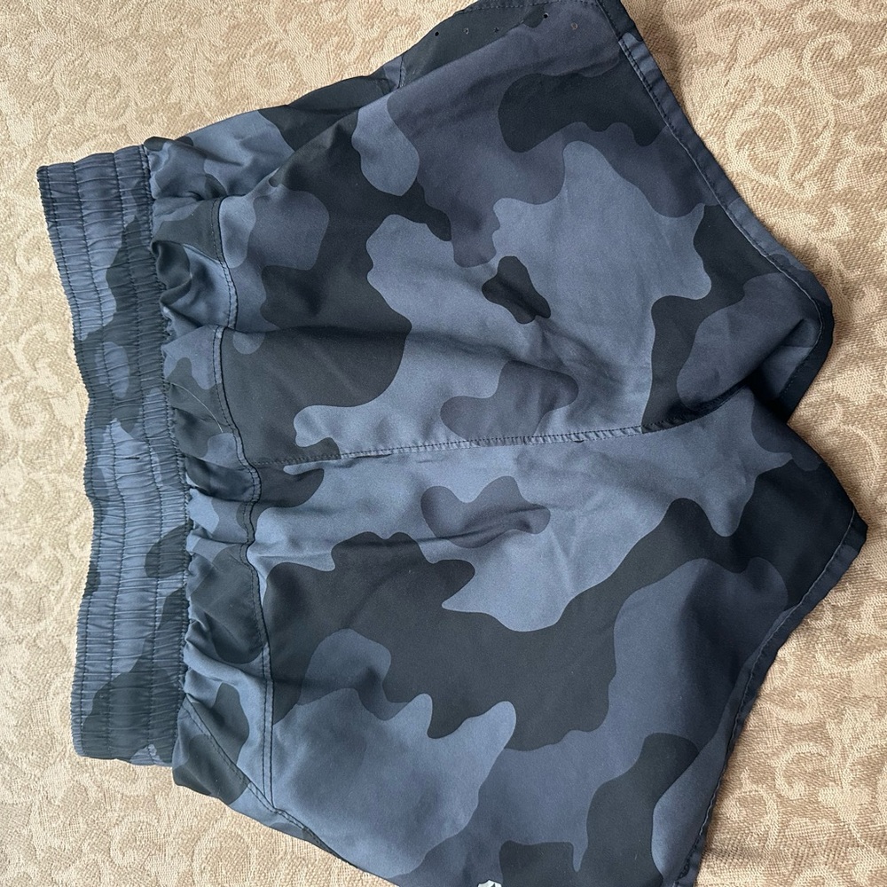 xs target camo running shorts